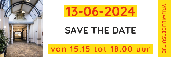 Save the date Vrijwilligersuitje 2025