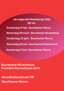 Mantelzorgcafé Amsterdam-Zuid